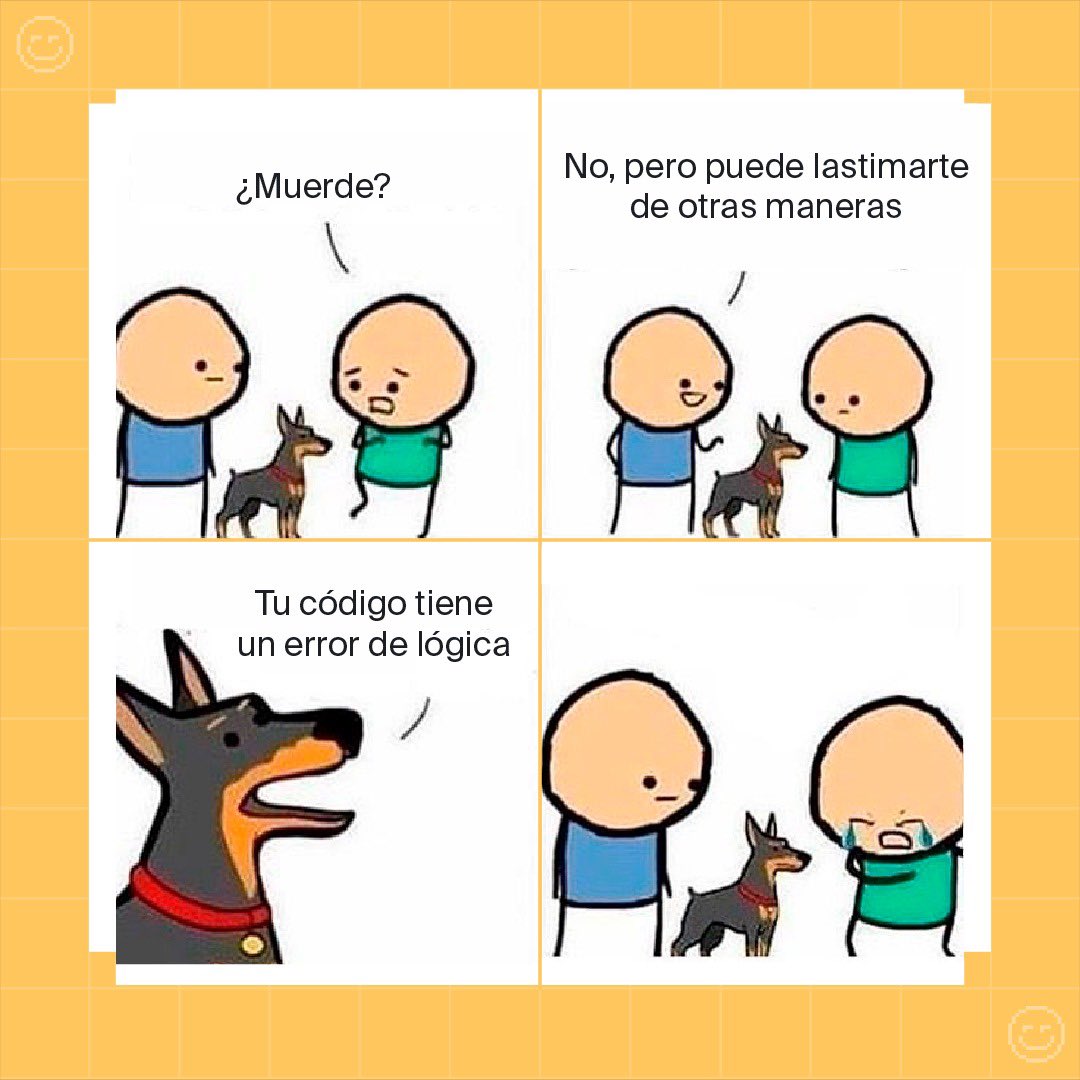 tripleten_latam's tweet image. Ay 😣 si duele... 🤣🤣🤣
.
.
.
.
.
#PracticumLatam #PracticumVibes #Meme #Memesespañol #MemesProgramadores #memesprogramacion #Programmerhumour #programmerhumor