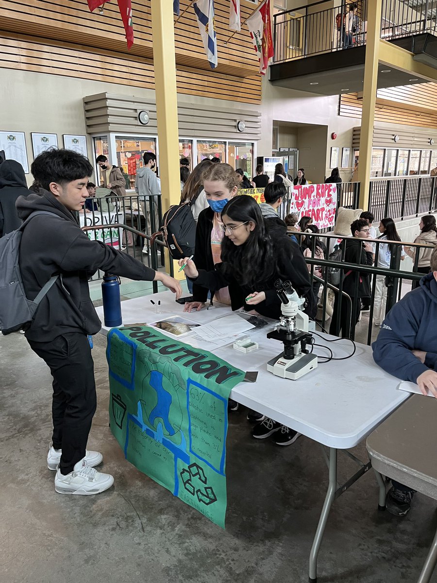 Lots of interest in the Earth day earth expo set up by Earthwise club. Info on pollinators, climate change, marine life, pollution and even a thrift store.  This was all followed by a neighborhood cleanup!