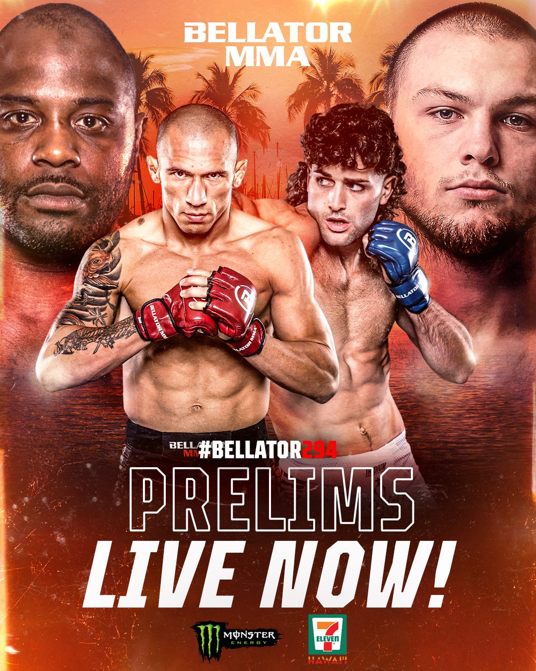 Bellator MMA on X The Bellator294 Prelims are Watch all the action from the MonsterEnergy Prelims fueled by 7ElevenHawaii on the official Bellator YouTube channel now https t NxwCKFPRok https t ...