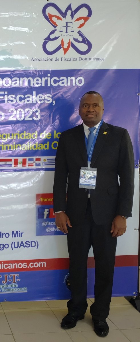 Poetadominicano's tweet photo. Gracias a #Ficaldom por la invitación como ponente al Congreso Latinoamericano y Caribeño de Fiscales, Santo Domingo 2023, bajo el tema La Independencia y Seguridad de los Fiscales y la Lucha contra la Criminalidad Organizada. @fiscaldelpueblo @MtsNagua @luiseduardoj20 https://t.co/DRt2vllWml