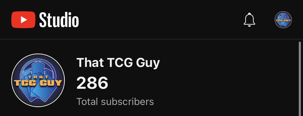 Okay, can we get YouTube to 300 by the end of the night?  
And can we get to 500 by The end of the weekend? 
Help your resident TCG Guy out.
