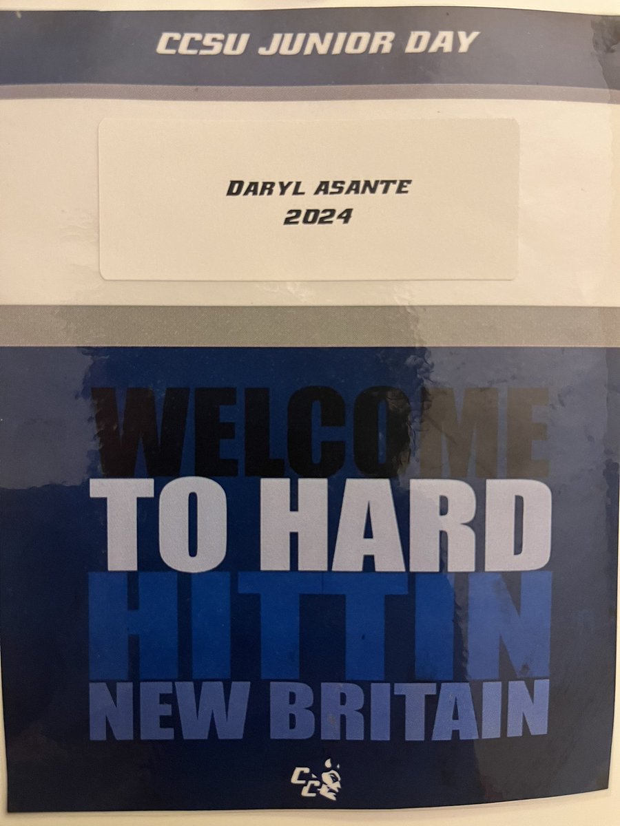 Had An Amazing time at The CCSU Jr. Day, Thank you <a href="/CoachLecht/">Adam Lechtenberg</a> For the opportunity!
<a href="/CCSUfootball/">CCSU FOOTBALL</a> <a href="/FBCoachCJ/">Charles Williams III</a> <a href="/RonDiGravio/">Ron DiGravio</a>