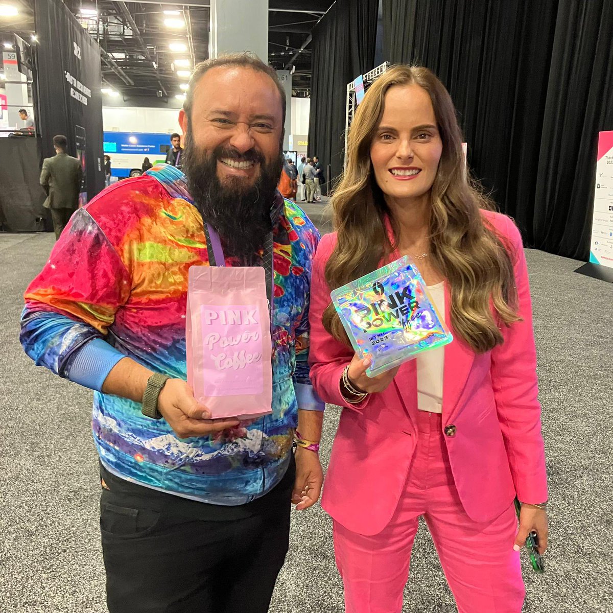 pinkpowerboss's tweet photo. We are so happy to be present @eMergeAmericas as the first coffee company pushing web3 forward while empowering women around the world
Thank you @melmedina305 & @TechCortes for believing in us 🙌🏻⚡️🌴 #TechMiami #pinkpowercoffee https://t.co/ljcRGV5Jno