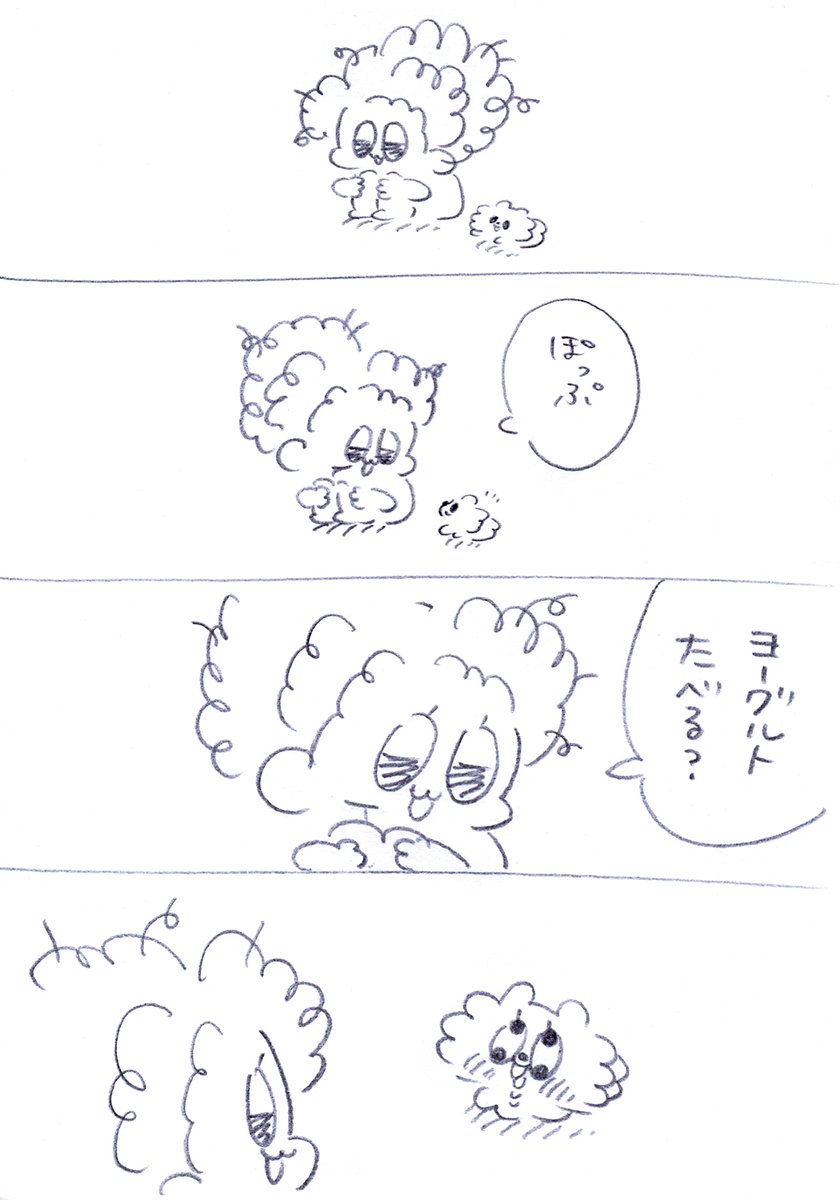 ヨーグルト食べる?😋
#うちのおばあワン #犬のいる生活 