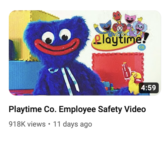 Online Safety Briefing - Poppy Playtime on Vimeo