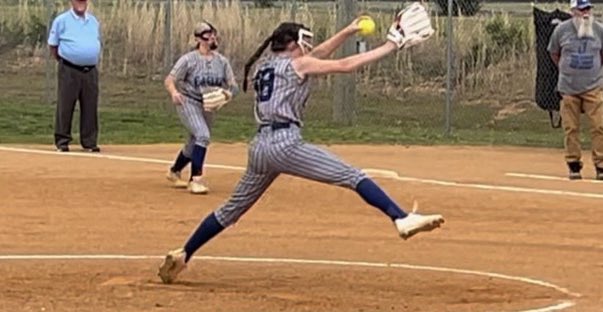 reesemichaels24's tweet photo. Today I pitched a perfect game and hit my 300th career strikeout! 🦅Super proud of my team for winning both games today!🥎 @cosbyhs_sports @cosby_softball

@LegacyLegendsS1  @SoftballDown @ExtraInningSB @IHartFastpitch https://t.co/FDDRodSAow