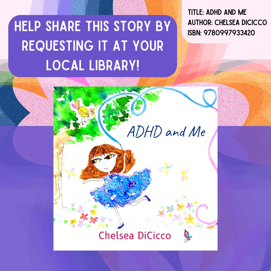 chellysbooks's tweet photo. One of the best and easiest ways to support an author is by requesting their book at your local library! And guess what? It's FREE!

ADHD AND ME
CHELSEA DICICCO
ISBN 9780997933420

#ADHDANDME #CHELSEASWORLDOFBOOKS #chelseadicicco #WritingCommunity https://t.co/BHO0cyvGCU
