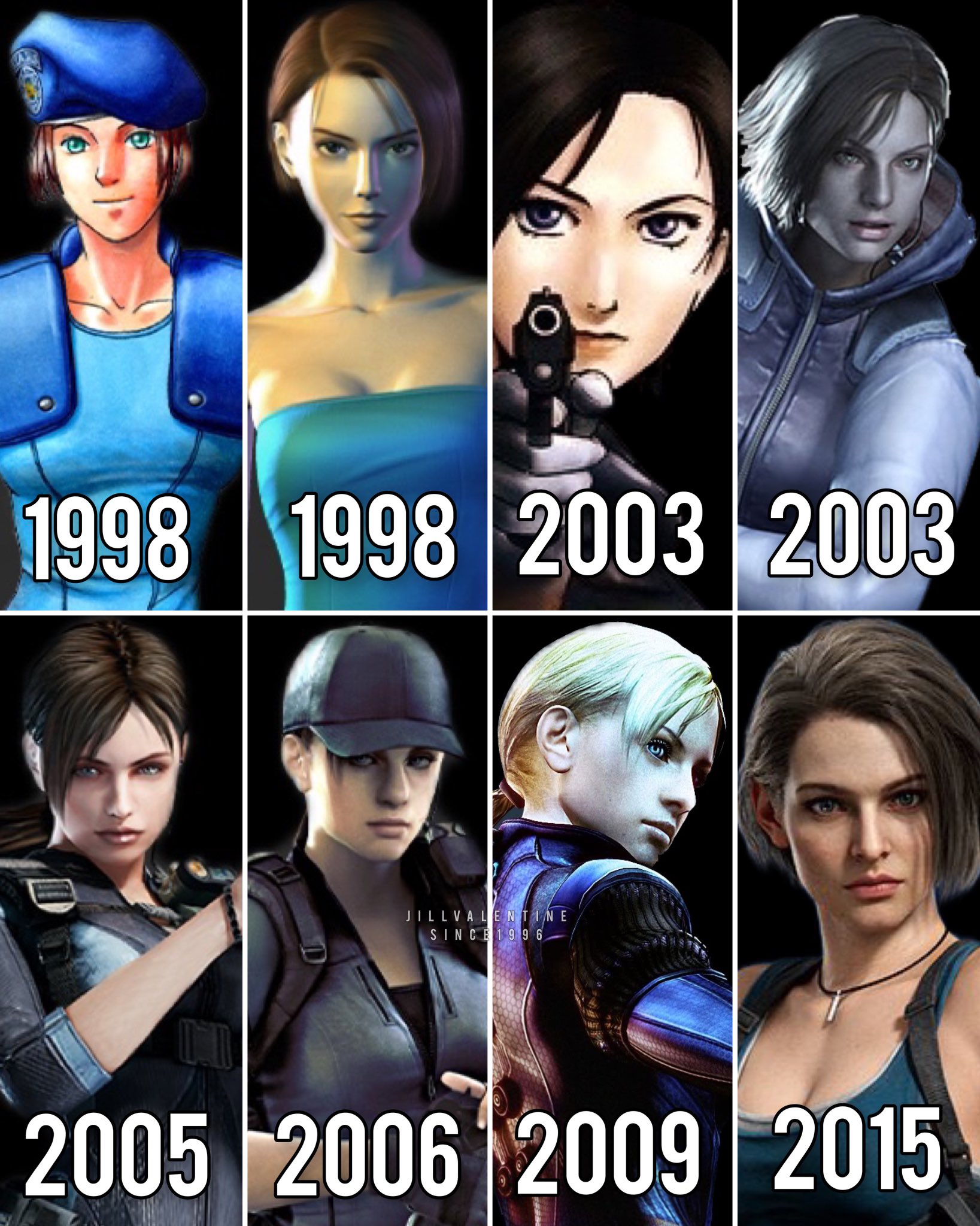 Jill Valentine Since 1996 on X: Officially Ashley's character