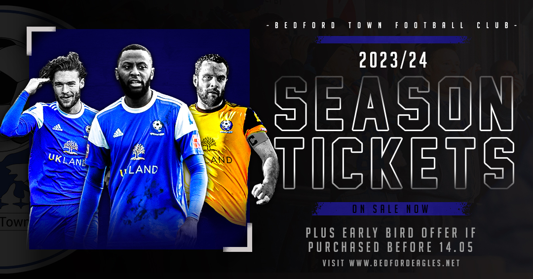 BedfordTown's tweet image. 🎟️ | 𝟮𝟬𝟮𝟯/𝟮𝟰 𝗦𝗘𝗔𝗦𝗢𝗡 𝗧𝗜𝗖𝗞𝗘𝗧𝗦

+ 𝘌𝘢𝘳𝘭𝘺 𝘉𝘪𝘳𝘥 𝘗𝘳𝘪𝘤𝘦 𝘍𝘳𝘦𝘦𝘻𝘦

All you need to know about season tickets and admission for the new season ⬇️
pitchero.com/clubs/bedfordt…

🛒 ON SALE NOW! at bedfordtownfc.ktckts.com

#COYE // #BeThe12th