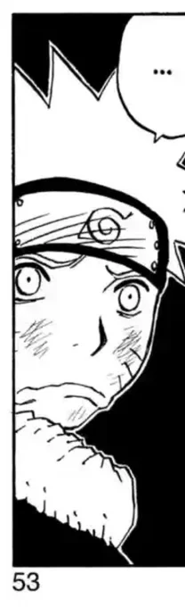 his sad face when Kabuto quits the exam… 