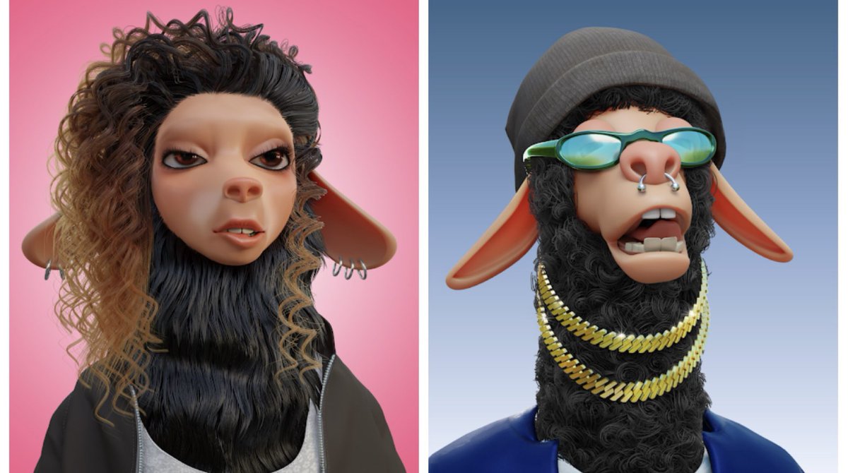 MrsM_art's tweet photo. @LaidBackLlamas For your consideration, meet Lletitia and Lliam. The perfect couple. He’s the ying to her yang. The high to her low. Everyone knows THAT couple. 
#laidbackllamas #LFL #Llamily https://t.co/9dmigYaWaW