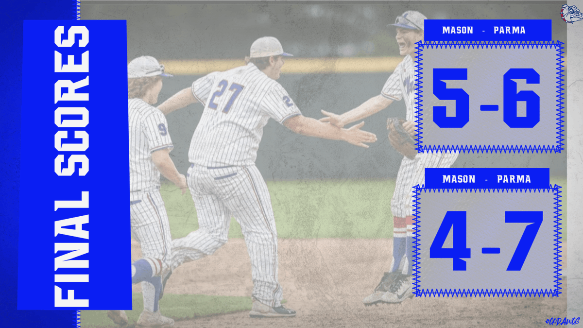 Baseball drops both to Parma Western. Go Dawgs!