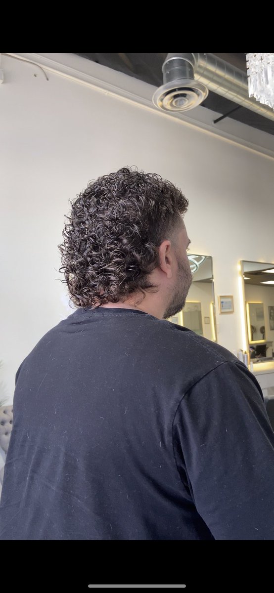 Mens perm w/ cut 
Perm by Sierra S. 
Cut by Ciara V.
#SalonXHairLounge #HairSalon #SalonX  #Hair #BestOfLasVegas #summerlin #perm #trending #hairtransformation