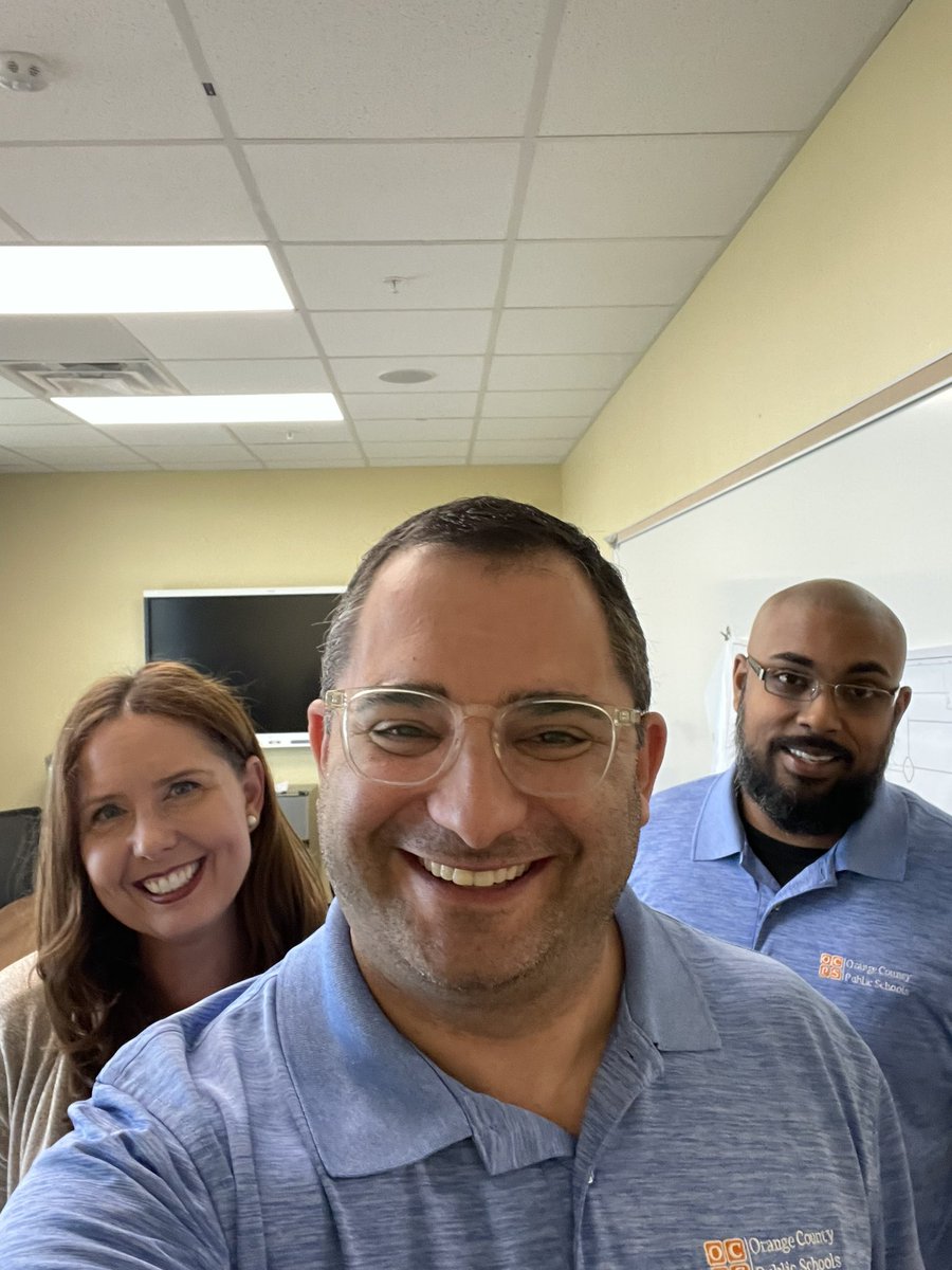 DrMarkShanoff's tweet photo. Kendell and I were off to Panther Lake Elementary, one of the newest schools in OCPS! We had a great time talking about their amazing TSR, Mr. Love. When schools are new, the tech must be on point. It has to last them for several years! #FiveVisitFriday @DrRahim_Jones @OCPSnews https://t.co/eOis0146Nl