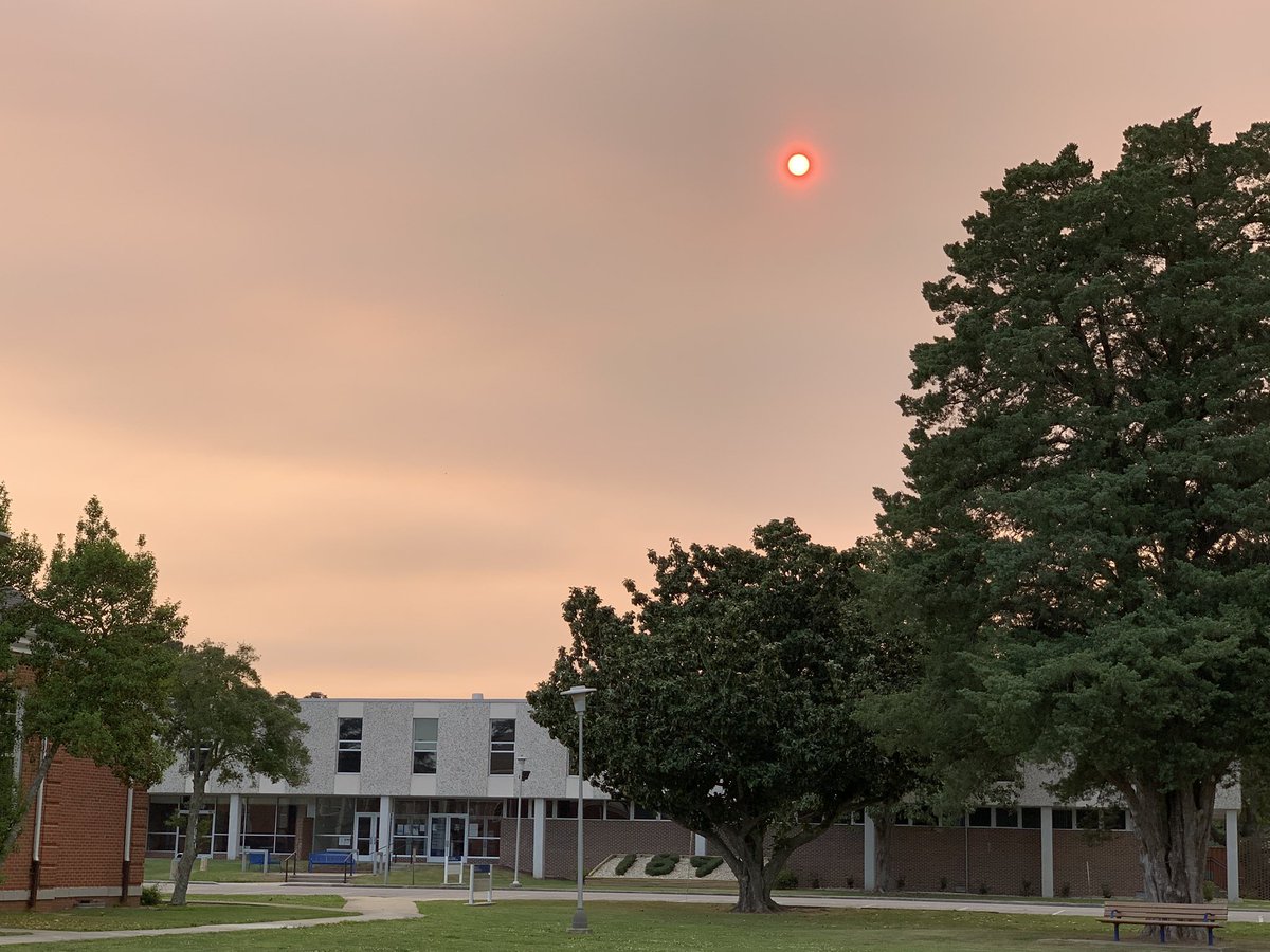 Beautiful evening at Elizabeth City State University #ECSU #VikingPride #ElizabethCity