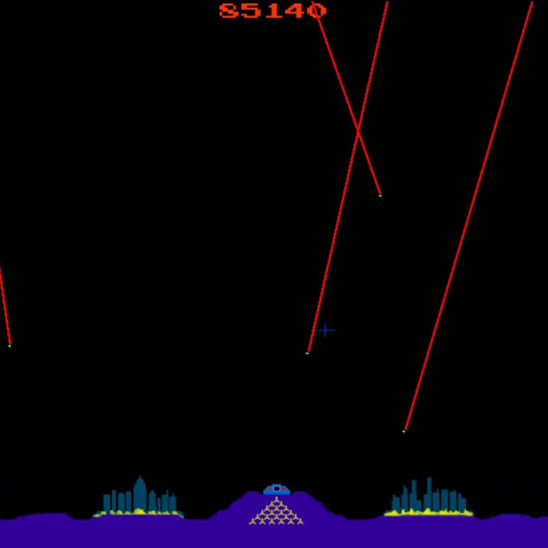 WarpGameStudio's tweet photo. Missile Command Legacy #ScreenshotSaturday #GML #games #indiegames https://t.co/TAIr3w4YIs