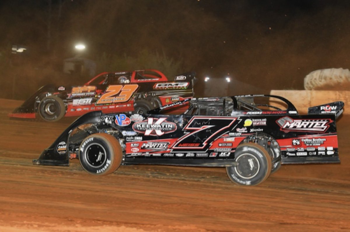 Ricky Weiss Racing (@weissracing7) on Twitter photo After a disappointing outing on Wednesday <a href="/btownspeedway/">Brownstown Speedway</a> โ we rebounded with a top-5 finish last night @Speedway411! ๐ช
Our <a href="/TeamDrydene/">Drydene Performance Products</a> Sniper Chassis took both the green and checkered flagโs fifth in the 40-lap <a href="/WoOLateModels/">World of Outlaws Late Models</a> feature. ๐
Congrats to <a href="/CoryHedgecock23/">Cory Hedgecock</a> on the W! After a disappointing outing on Wednesday <a href="/btownspeedway/">Brownstown Speedway</a> โ we rebounded with a top-5 finish last night @Speedway411! ๐ช
Our <a href="/TeamDrydene/">Drydene Performance Products</a> Sniper Chassis took both the green and checkered flagโs fifth in the 40-lap <a href="/WoOLateModels/">World of Outlaws Late Models</a> feature. ๐
Congrats to <a href="/CoryHedgecock23/">Cory Hedgecock</a> on the W!