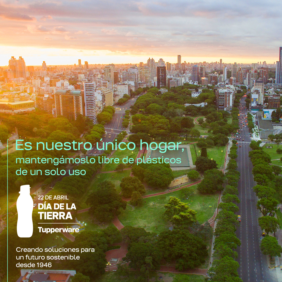 MXTupperware's tweet photo. Mañana celebramos a la Tierra; #ConTupperware puedes poner tu granito de arena para cuidarla. ¡En tus manos está lograrlo! #DíaDeLaTierra https://t.co/cerJlyX2kf