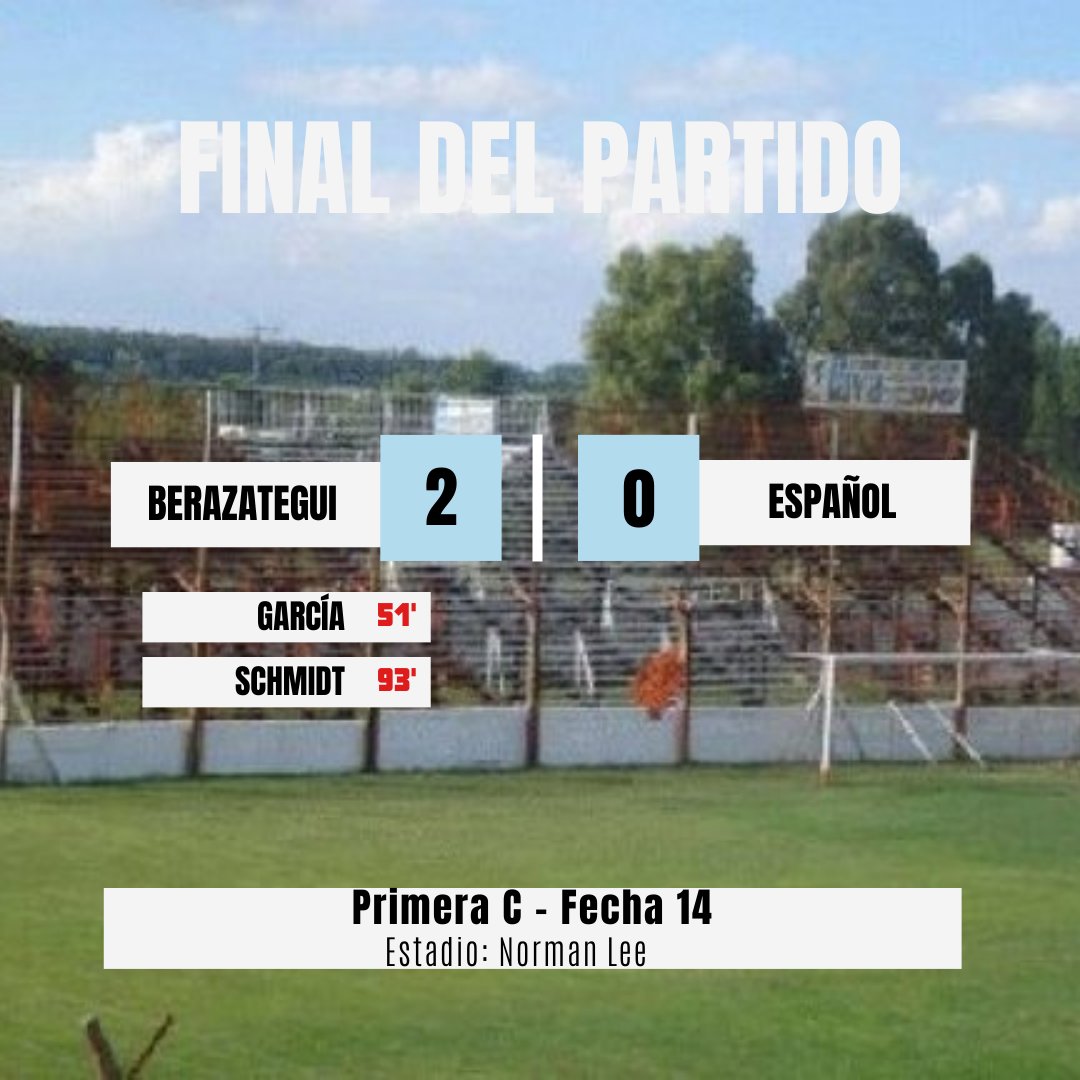 JuanPTeixeira93's tweet photo. Primera C ⚽️🇦🇷 | Fecha 14

Berazategui 2-0 Deportivo Español 

#primerac #futbol #berazategui #español #futbolargentino #argentina #ascenso #f #afa #tbol #arqueros #guantesdeportero #arqueras #guantesdearqueros #football https://t.co/5ehIMSKYbA