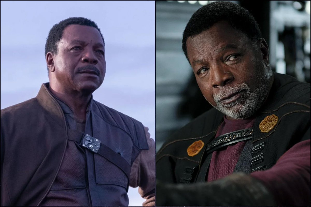 Oh, guys, I think that the Greef  Karga of Season 2-3 is not the same from Season 1. 

Season 1: Black mustache
Season 2: White goatee

Clone???!