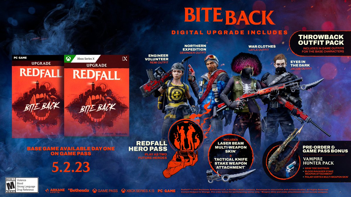 BitMavan's tweet photo. Mas HYPE que nunca,... #redfall si en #xbox, #NoPlaystation! https://t.co/5FzncOC18b
