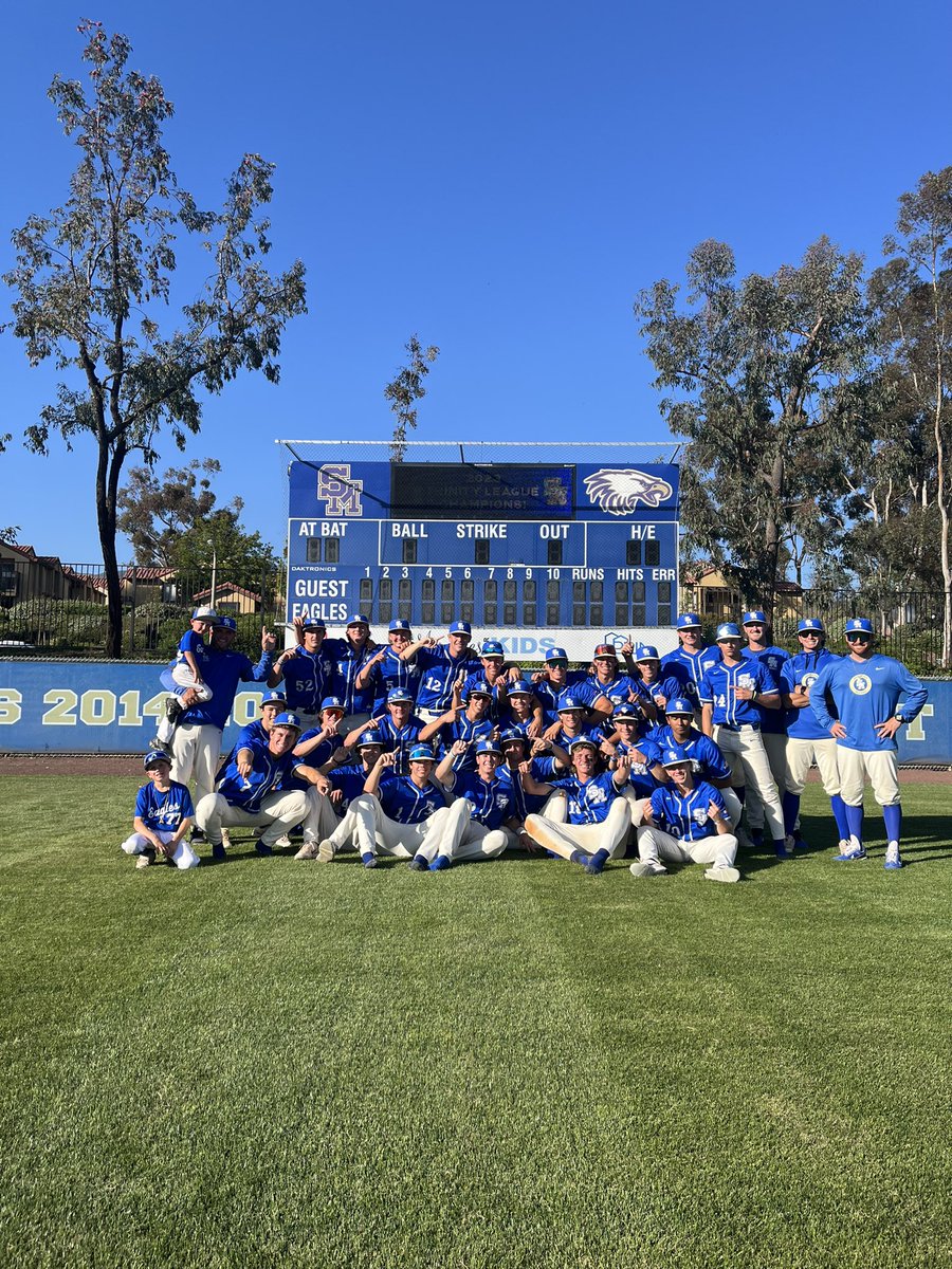 Trinity League Champions! 

<a href="/SMCHSEagles/">SANTA MARGARITA Catholic High School</a> <a href="/SMCHSAthletics/">SMCHS Athletics</a> <a href="/latsondheimer/">eric sondheimer</a> <a href="/SteveFryer/">Steve Fryer</a> <a href="/OCSportsZone/">OC Sports Zone</a> <a href="/California_PG/">Perfect Game California</a> <a href="/LesLukach/">𝐋𝐞𝐬 𝐋𝐮𝐤𝐚𝐜𝐡</a> 

#wingmen #WeAreSM