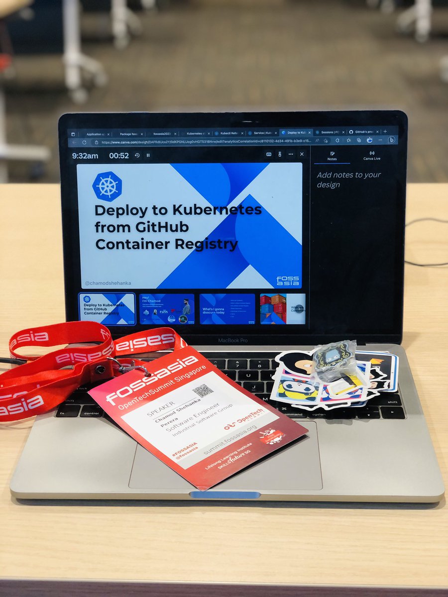 chamodshehanka's tweet photo. Excited to have shared my knowledge at the FOSSASIA Summit 2023 on deploying to Kubernetes from GHCR! Open source collaboration at its finest 🚀 #FOSSASIA #Kubernetes #GHCR #OpenSource #Collaboration #CNCF #CloudNative 
@fossasiasg @fossasia https://t.co/ONHVr73xfQ
