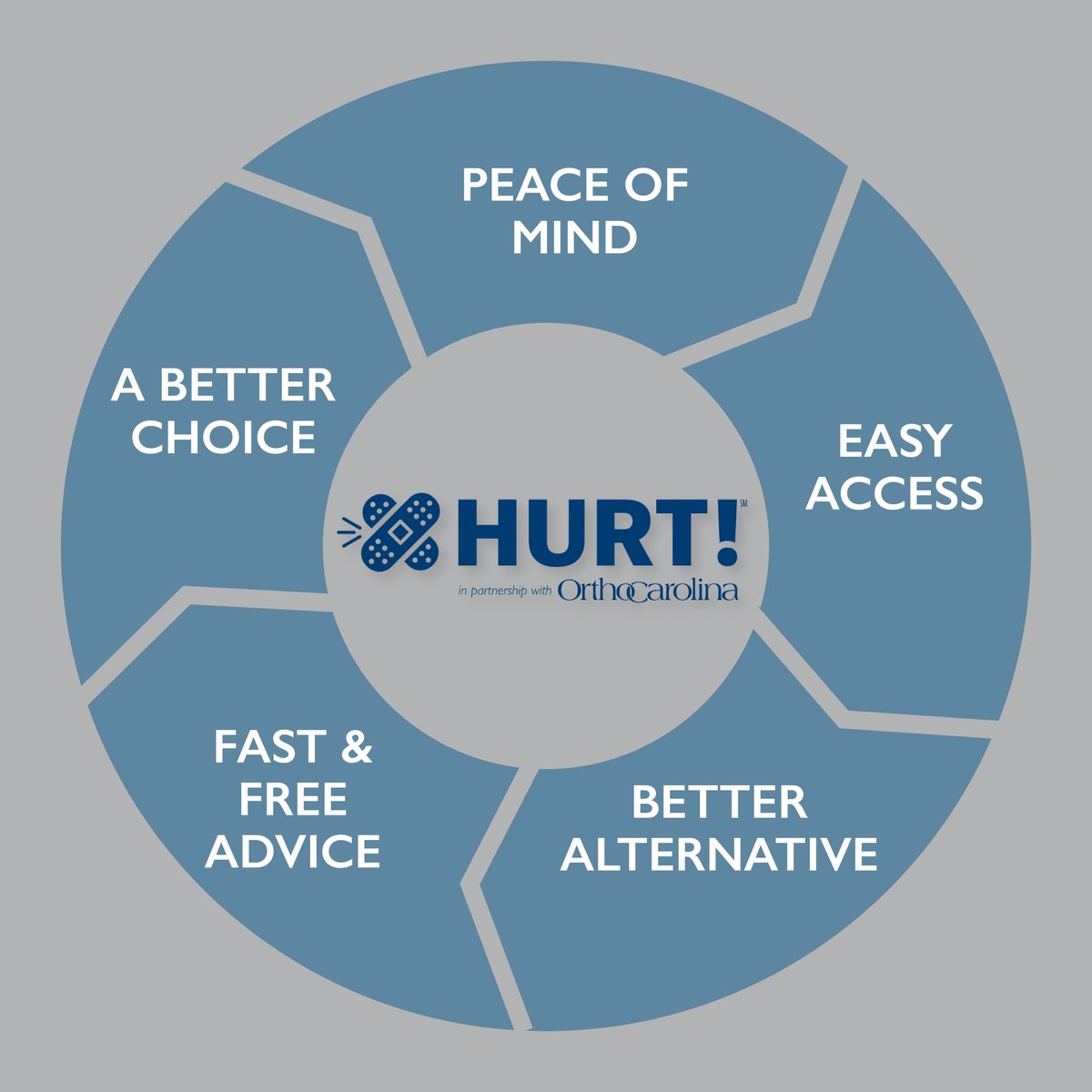 OrthoCarolina's tweet photo. There are so many reasons to download the HURT! app. Convenience, price, reliability, and so many more.

Download it from the app store here: https://t.co/AYKNTd7XNQ

#orthopedics #orthopaedics #emergency #hurt #app https://t.co/gtFec1Lo5e