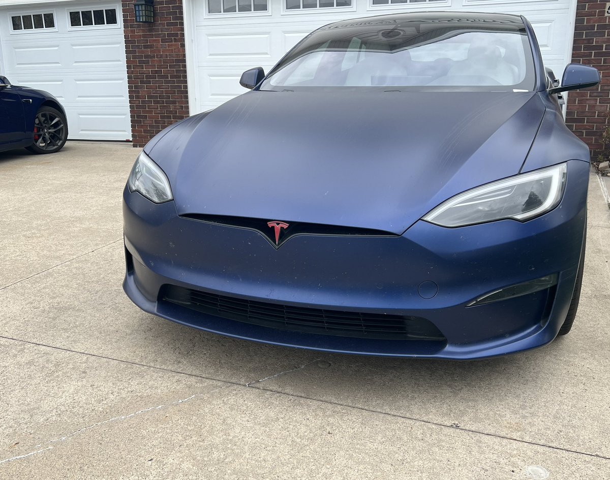 PlaidSyrup's tweet photo. Mission accomplished!  #Starship #GigaTexas and dinner with friend. 3,577 miles almost all on #FSDBeta. https://t.co/fysaAWb6dO