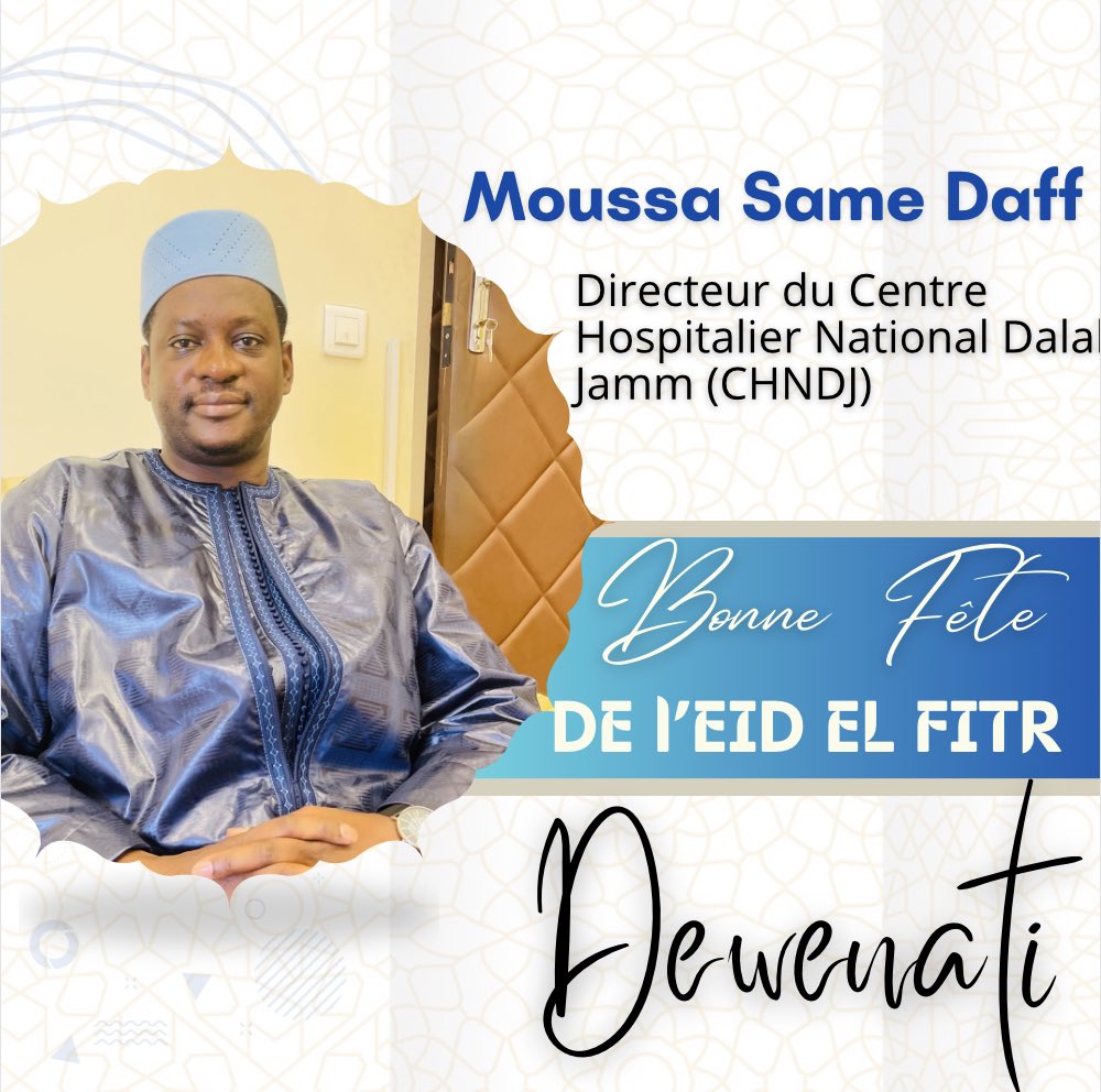 DaffSame's tweet photo. À l'occasion de l'Eid el Fitr, je tiens à souhaiter une joyeuse fête à toute la communauté musulmane! Que ce jour sacré soit rempli de joie, de paix et de bénédictions pour vous et vos proches. Bonne fête de l'Eid el Fitr à tous!
#Eid_Mubarak 
#Korite2023 https://t.co/tkwJN3PyrJ