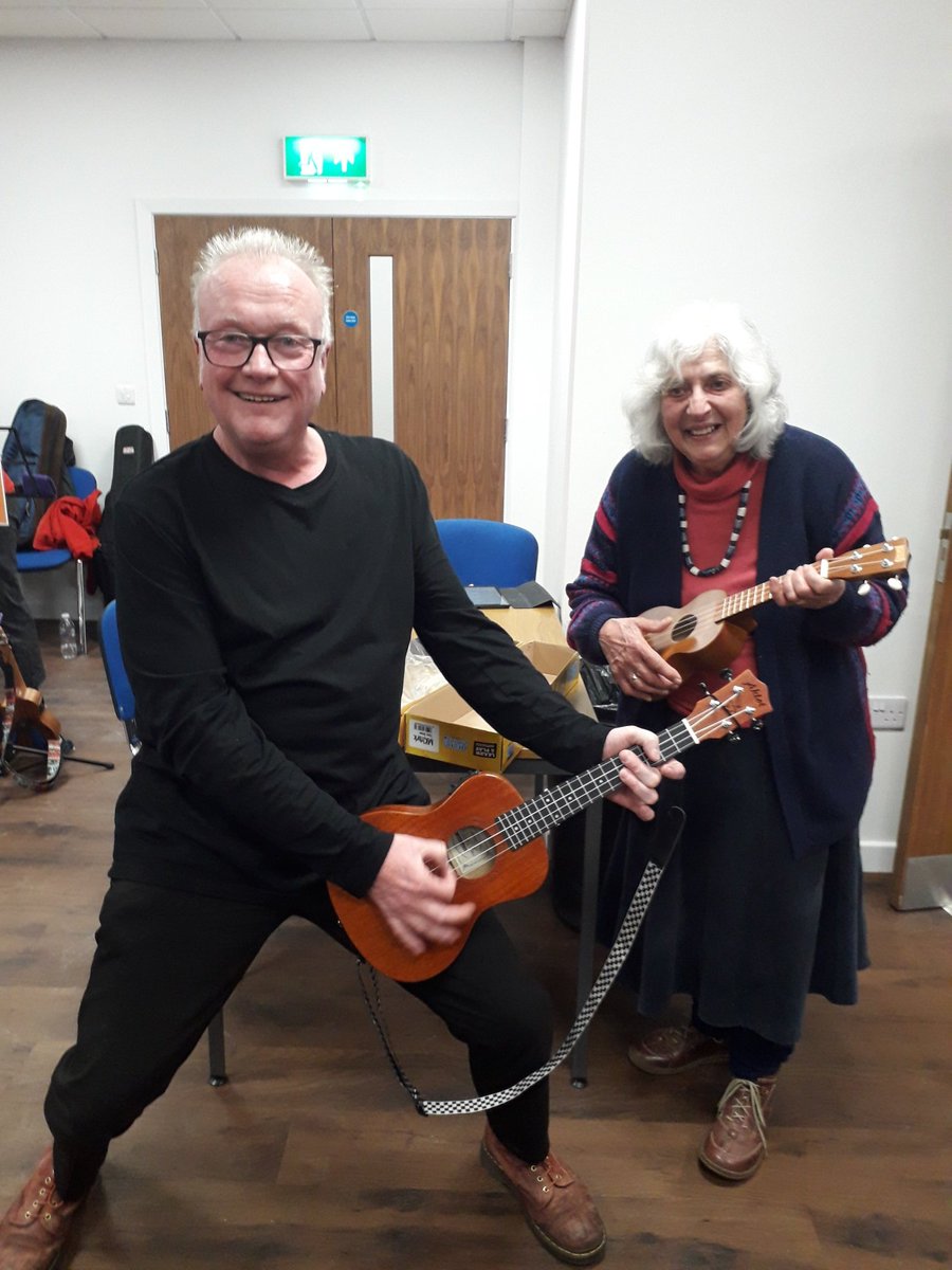 WCFC_Photos's tweet photo. Dave Wood (@WorcesterCityFc Club Board) with Sue, the WINNER of tonight's Prize Draw.....a brand new UKULELE!!! 👏😁 https://t.co/38Fopgt70N