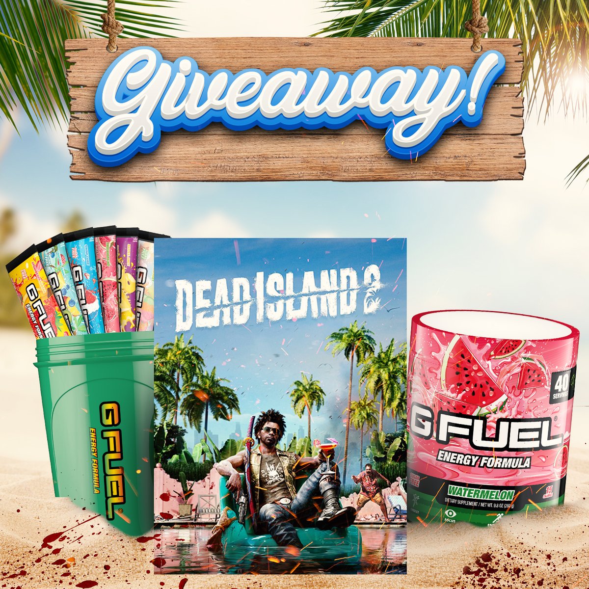 💚 𝗟𝗜𝗞𝗘 + 𝗥𝗧 + 𝗙𝗢𝗟𝗟𝗢𝗪 to win a #DeadIsland Digital Game Copy + #GFUEL Bundle!!! Picking 4 winners on Monday bc that's what we doooooo!

🛍️ GFUEL.ly/spring-bogo-23…