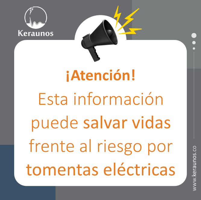 KeraunosLATAM's tweet photo. ¡¡ Con información se pueden salvar vidas!! El tiempo en #Colombia es bastante fuerte en este momento, minimizar las posibilidades de sufrir un #accidente por #rayos está en las decisiones que tomamos. Aplique, aprenda, comparta.

Nuestro propósito es evitar más accidentes. https://t.co/W9VWFIJLiP