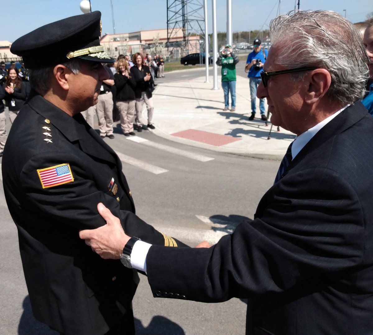 JamesTedisco's tweet photo. 👏🇺🇸Best wishes to Saratoga County Undersheriff Richard Castle, who officially retired today after a 35-year distinguished career in law enforcement! Undersheriff Castle has been an indispensable part of @SheriffZurlo team. Congrats and job well done! https://t.co/TKKexJkVSX