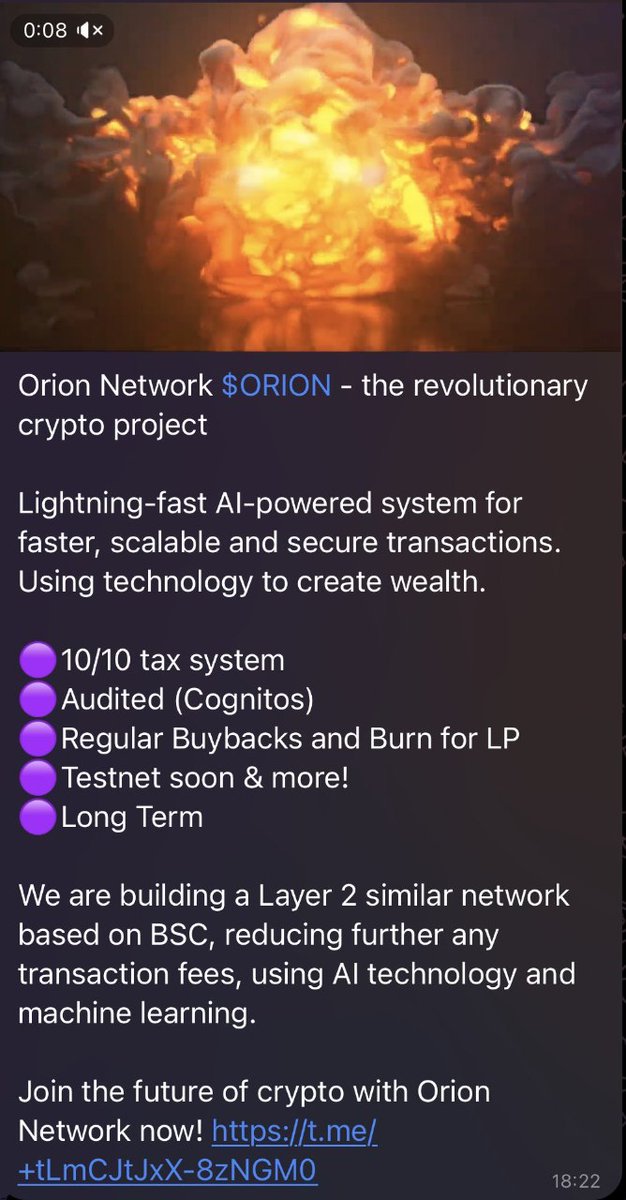 Naldbinn's tweet photo. @Melie_sky12 @Thorshammergems The team is giving back to the community constantly with competitions,giveaways, airdrops &amp; buybacks and more.
$ORION networks your secured tomorrow. https://t.co/VESaaaCoW9