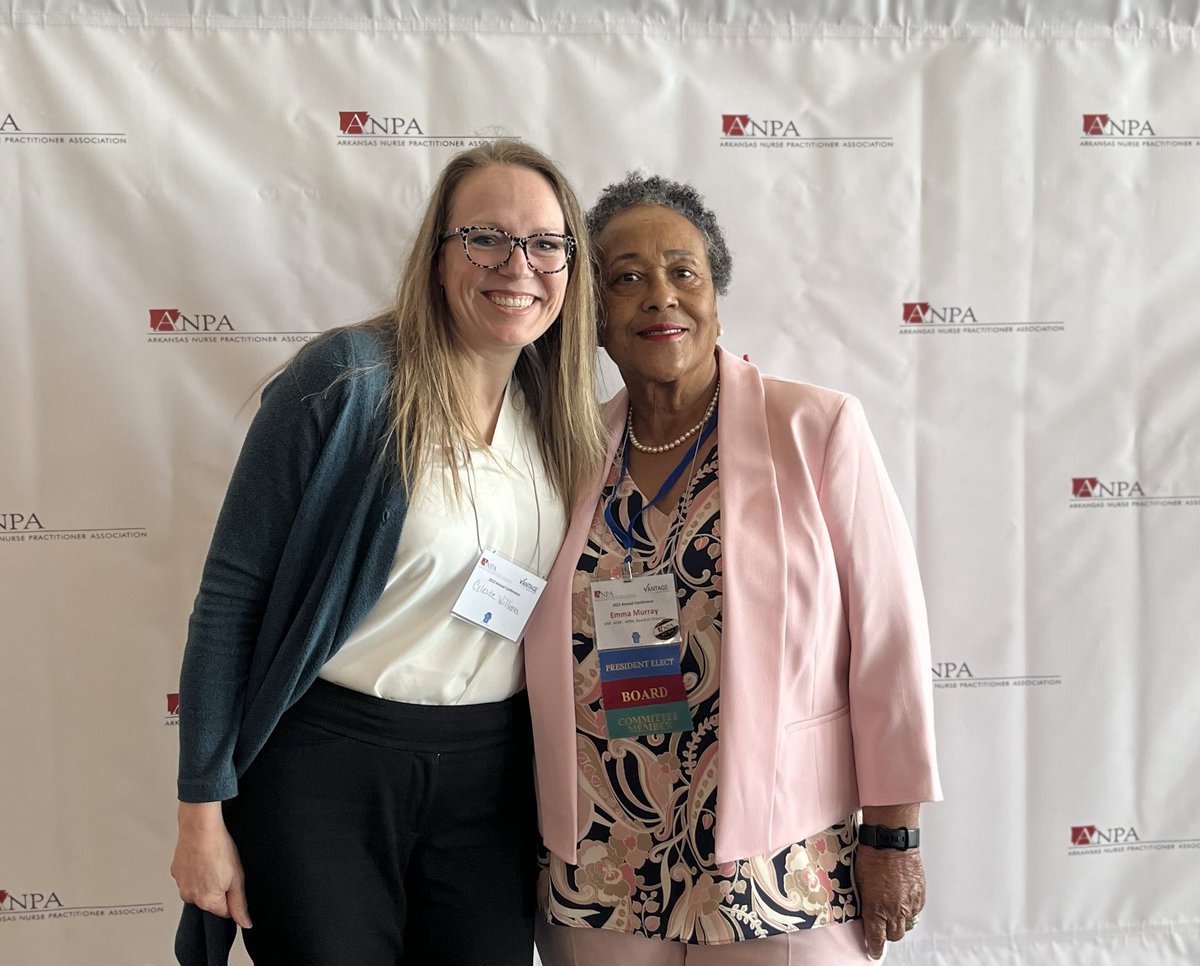 Dr. Emma Murray always makes me feel welcome and encouraged.  ⁦<a href="/ANPAssociation/">Arkansas Nurse Practitioner Association</a>⁩ #ANPA23