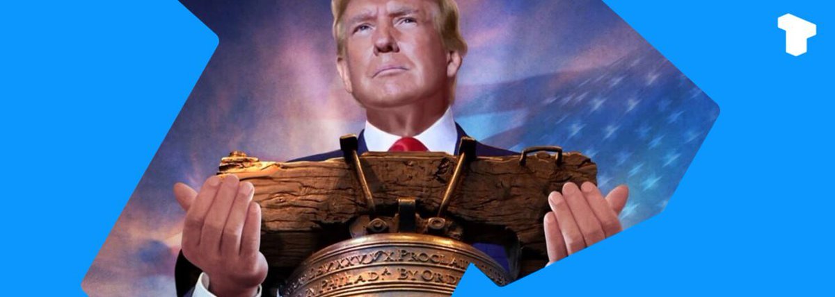 Candiceppi's tweet photo. The second NFT collection featuring Donald Trump sold out on its first day, with 750 ETH traded and more than $4.65 million in revenue from the sale of 47,000 digital collectibles , each digital collectible is $99 https://t.co/kR2uR0JxPB