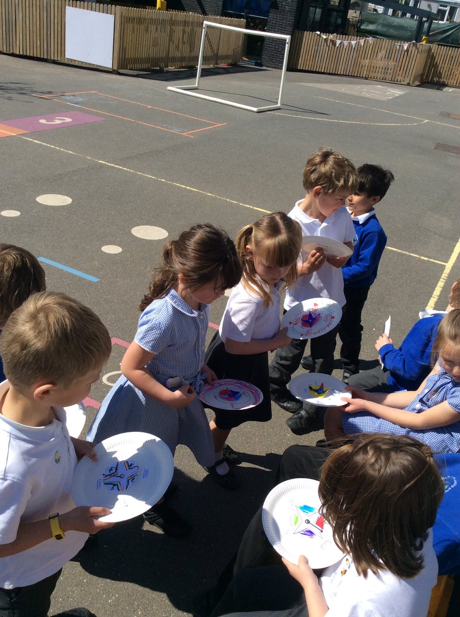 shortlanesend's tweet photo. This week Kenwyn class have made compasses in Geography. We learned to follow North, East, South and West directions on the playground! https://t.co/W7bC6u82tS