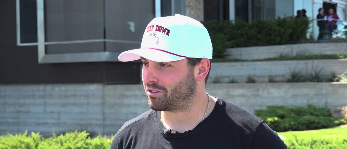 Baker Mayfield is back in town‼️ 
Find out what the Heisman Trophy winner is doing in Norman on Big Friday Sports at 4:30.