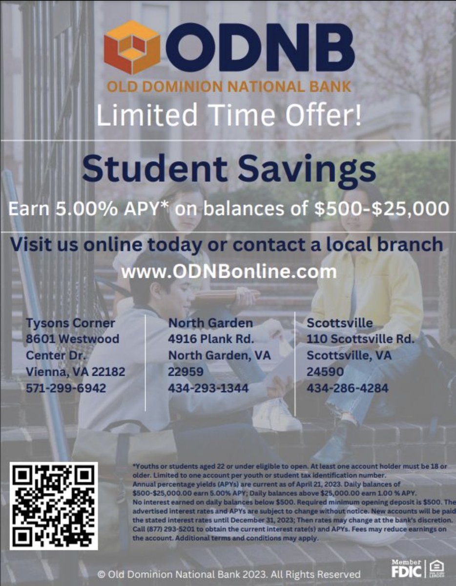 Old Dominion National Bank tweet media
