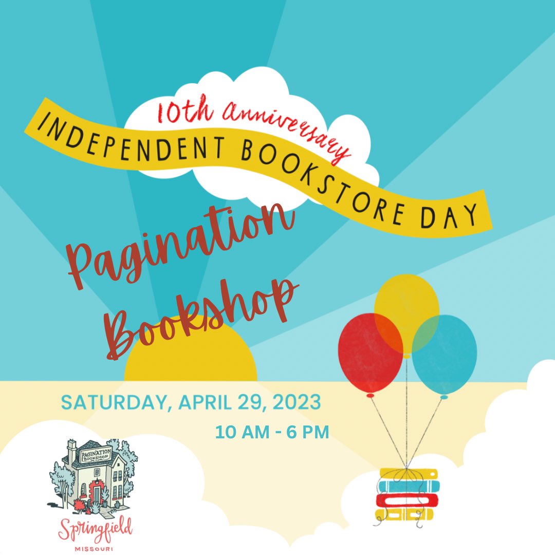 So excited for Indie Bookstore Day next Saturday, April 29th! We’ll have exclusive IBD merch, giveaways, and cupcakes to celebrate Pagination’s 4th anniversary! 🎈📚🧁💛