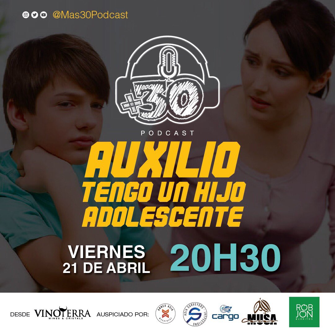 Mas30PodCast's tweet photo. Plan de viernes!! 

Ven y tomate unos 🍷 disfrutando de un Video Podcast 🎙️ en vivo desde Plaza Navona en el local de VinoTerra desde las 20:00.

Los esperamos 😉

➡️ https://t.co/zjb4xkLeyO https://t.co/BAVCyuqeDX