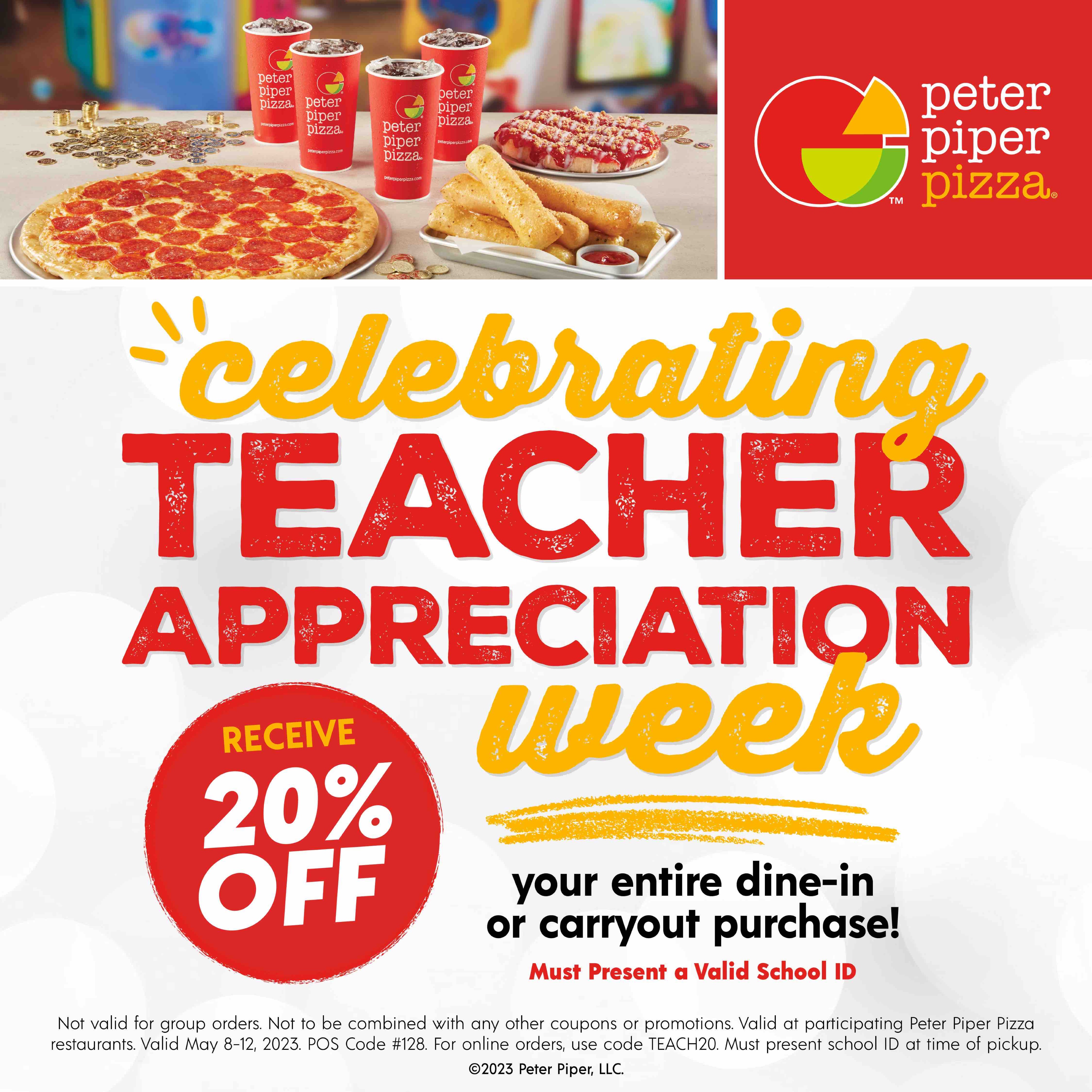 Peter piper pizza sale coupons