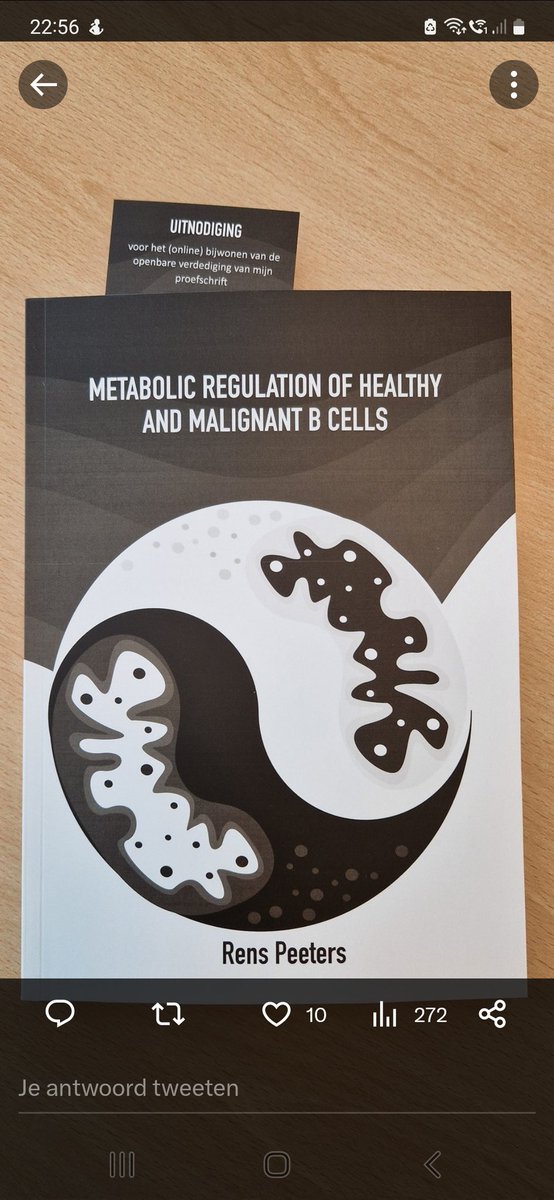 VanSprielLab (@vanspriellab) on Twitter photo Dr. Rens Peeters, congratulations!! Superproud, CUM LAUDE👏👏👏
Metabolic regulation of healthy and malignant B cells.
<a href="/TIL_Radboudumc/">Tumor Immunology Radboudumc Nijmegen Netherlands</a>
<a href="/radboudumc/">Radboudumc</a>
<a href="/radboudumc_weet/">Radboudumc wetenschap</a>
<a href="/ERC_Research/">European Research Council (ERC)</a> Dr. Rens Peeters, congratulations!! Superproud, CUM LAUDE👏👏👏
Metabolic regulation of healthy and malignant B cells.
<a href="/TIL_Radboudumc/">Tumor Immunology Radboudumc Nijmegen Netherlands</a>
<a href="/radboudumc/">Radboudumc</a>
<a href="/radboudumc_weet/">Radboudumc wetenschap</a>
<a href="/ERC_Research/">European Research Council (ERC)</a>