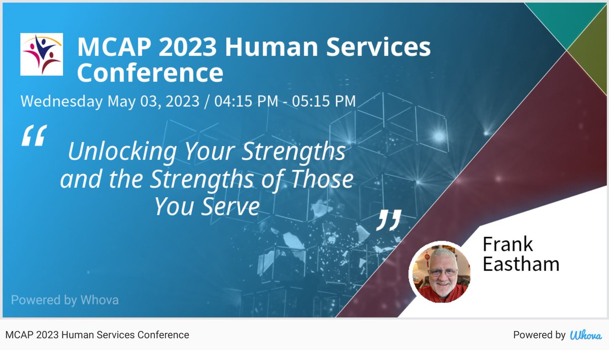 I am excited speak at MCAP 2023 Human Services Conference. Please check out my talk if you're attending the event! #MCAPConnect2023