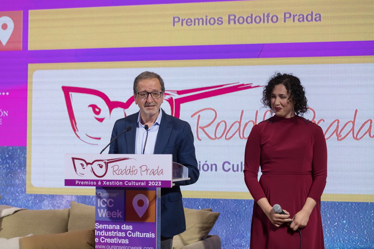 📷Entrega de los Premios Rodolfo Prada. #OurenseICCWeek <a href="/DeputacionOU/">Deputación de Ourense</a> <a href="/MITRibadavia/">MIT Ribadavia</a>