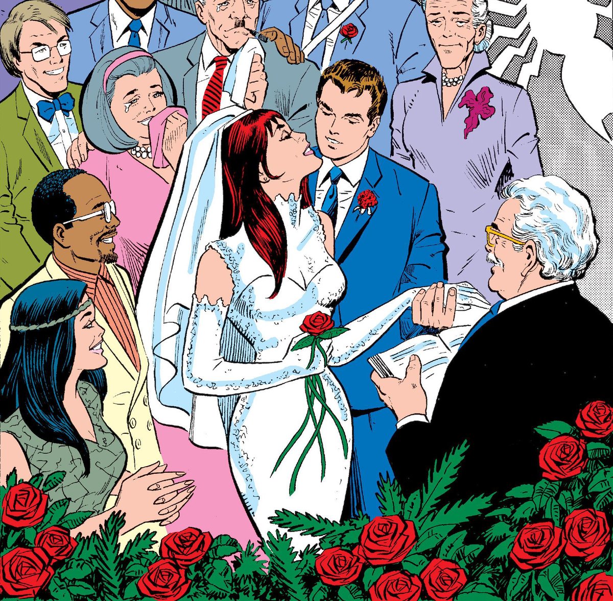 RT @silverxsable: Spider-Man's gloriest day, his marriage to Mary Jane.

- ASM Annual 21 (1987) https://t.co/q3Pb4zQPu1