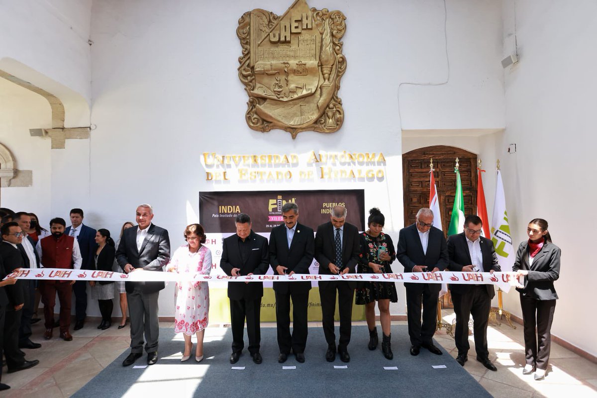 sergiobanosr's tweet photo. Asistí a la inauguración del Festival Internacional de la Imagen #FINIXII que organiza la @UAEH_OFICIAL, en esta edición 2023 el tema es Pueblos Indígenas y el país invitado es India 🇮🇳. https://t.co/9kMtol1tAJ