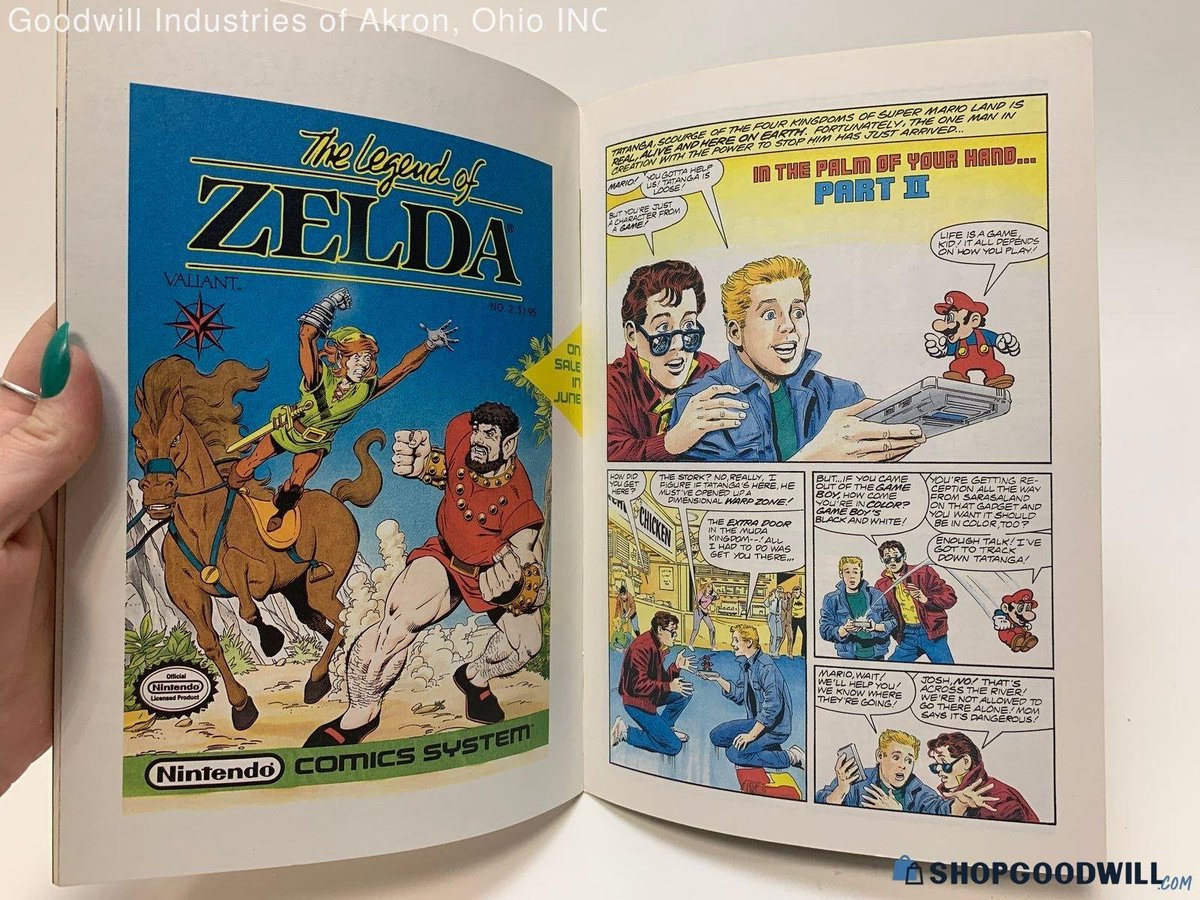GoodwillGoblin's tweet photo. Issue #1 of Game Boy, a four-part limited series published by Valiant Comics in 1990, has appeared on Shop Goodwill https://t.co/80OAybmRfM