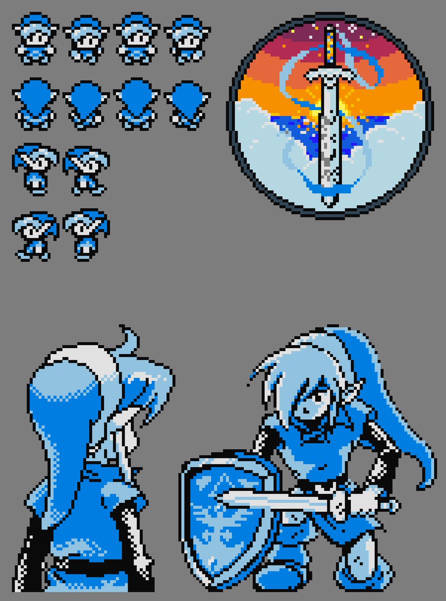 sir_troba's tweet photo. High-res versions for Link:
#pixelart #8bit #Zelda #MonMae #gamedev https://t.co/Ek1UrinuJg